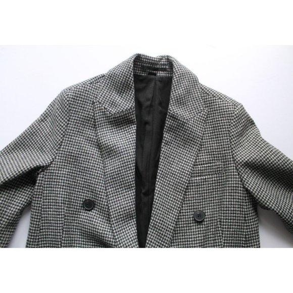 All Saints Astrid Check Puppytooth Blazer White Grey Black Size US 0 - Picture 5 of 10
